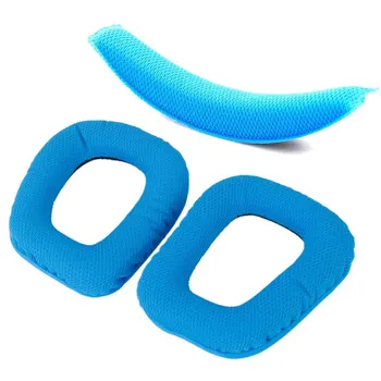  Синя резервна лента за глава Подложка за глава Подложки за слушалки за Logitech G430 G930