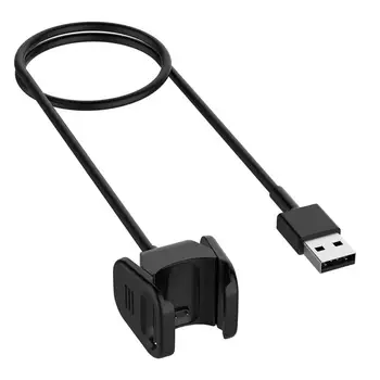 Сменете USB зарядното устройство Интелигентна гривна USB кабел за зареждане за Fitbit Charge 3 адаптер за маншет Две опции за дължина Високо качество