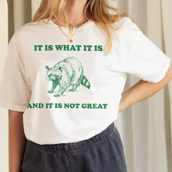 Това е, което е Миеща мечка Meme тениска жени смешно психично здраве графични тениски Унисекс реколта модни върхове къс ръкав тениски