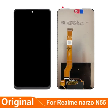 оригинал за Realme Narzo N55 LCD дисплей сензорен екран дигитайзер монтаж части