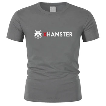 памучна тениска за момчета Модна марка тениска мъжки хлабав XHamster T ризи мъже Great Design T риза 3D печат тениска