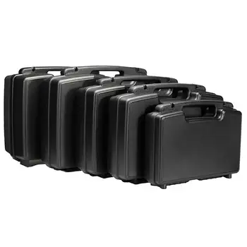  преносим пластмасов твърд инструмент за носене случай безопасност защита куфар оборудване инструмент външна кутия с предварително нарязана пяна
